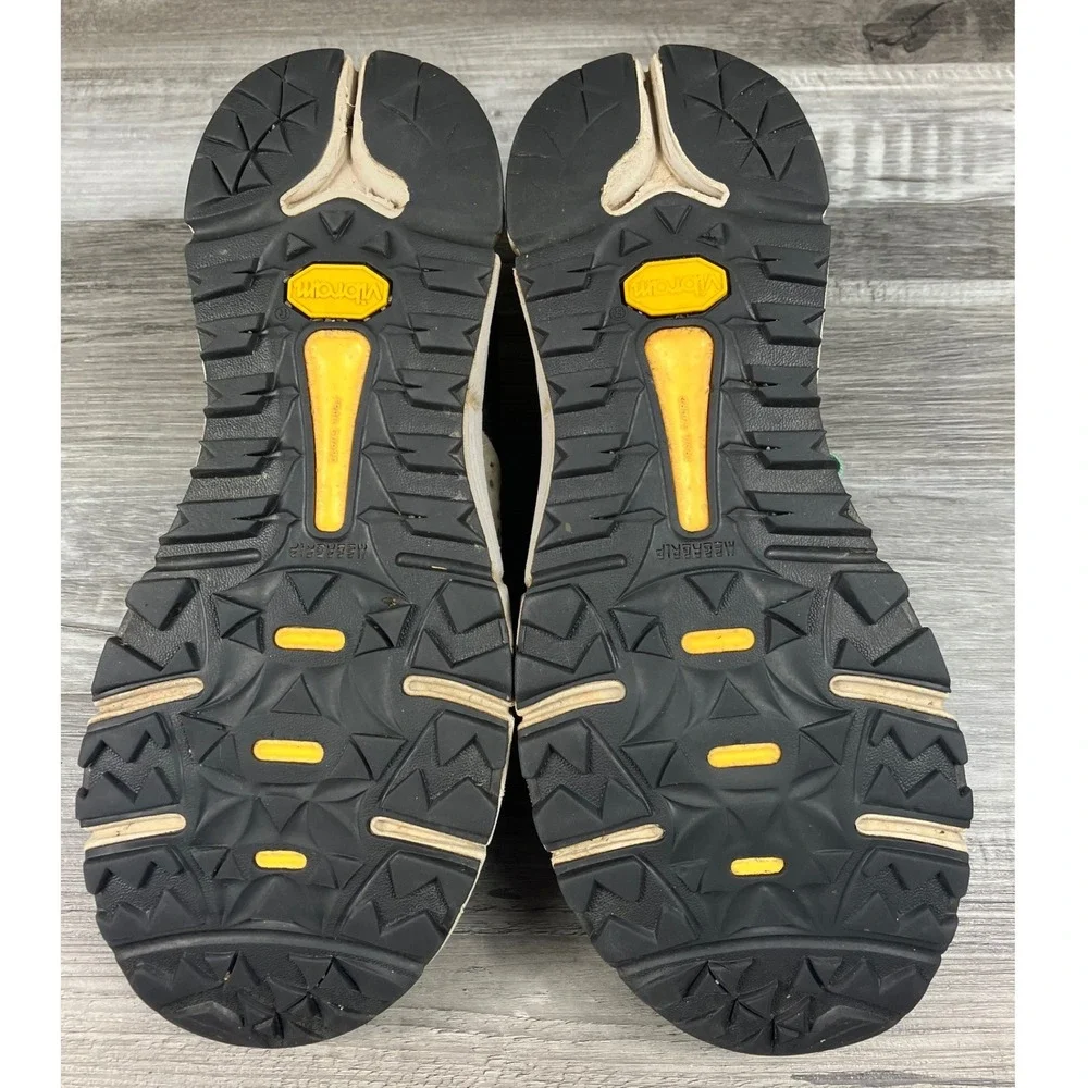 Danner Trail 2650 Women 8 Hiking Shoes Gray Blue Yellow 61283 Vibram